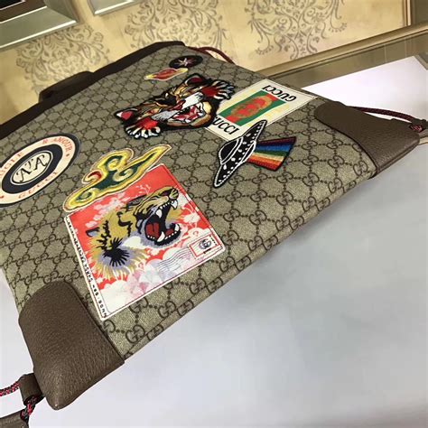 fake gucci courrier soft gg supreme backpack|gucci bag authentication.